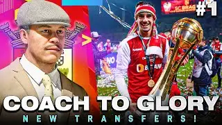 NEW TEAM & NEW TRANSFERS! HUGE CHALLENGE! - FIFA 21 CAREER MODE COACH TO GLORY #1