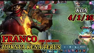 GAMEPLAY!! AUTO AIM HOOK FRANCO TERBARU PATCH FLORYN - MLBB