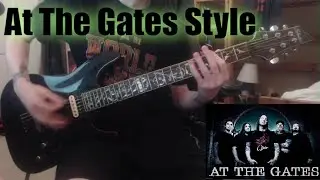At The Gates Style Metal Guitar Improv - Drop D Tuning - Subscribe for new music everyday!