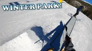 Skiing WINTER PARK 2024-2025 Early Season! (Terrain park is FIRE!!)