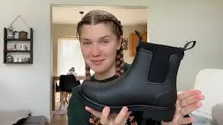 door Work Shoes for Boating Gardenin    DKSUKO Women's Deck Boots Waterproof Ankle Rain Boots Non Sl
