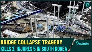 Bridge Collapse In South Korea Kills 2, Injures 5 At Expressway Site, Rescue Operation Underway