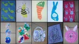 9 EASTER CRAFTS FOR TODDLERS & KIDS!