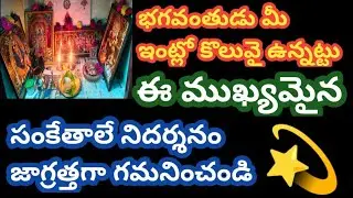 ఈ సంకేతాలు మీకు కనిపిస్తే మీ ఇంట్లో భగవంతుడు కొలువైనట్లే గమనించండి @hanvivlogs-268