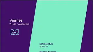 Programaci&oacute;n Canal Rcn 28 de Noviembre 2025