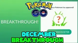 DECEMBER RESEARCH BREAKTHROUGH IN POKEMON GO - POKEMON GO FIELD RESEARCH