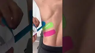 How to tape a broken or injured rib with kinesiology tape to relieve pain
