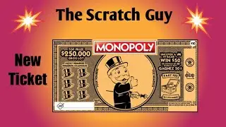 Monopoly Scratch Ticket | Memories of playing the Monopoly Board Game