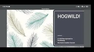 HOGWILD! to parallelize Stochastic Gradient Descent