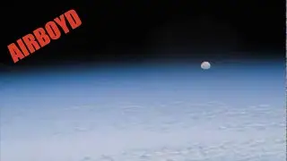 Moonset Over The Atlantic Ocean From The ISS
