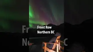 Fall Northern Lights over Muncho lake