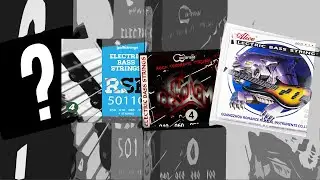 Тест струн бас гитары |  EMUZIN,  ALICE , GALLI