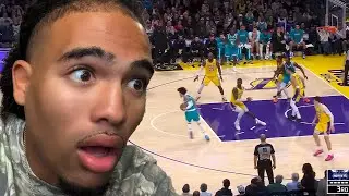 LAMELO CHILLL!!!? Jay Smalls Reacts To Los Angeles Lakers vs Charlotte Hornets Full Game Highlights