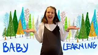 Baby leaning. Educational low stimulation video for babies, speech development & early learning