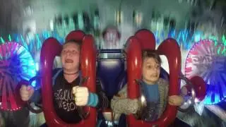 Worlds Tallest Slingshot at Magical Midway in Orlando, FL  - Jacob & Faith Blast 390 Feet Up