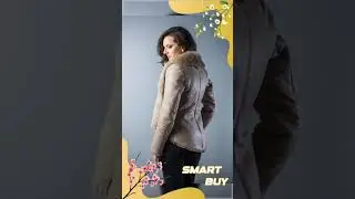 Beige Lamb Nappa Leather Jacket - Merino Fur Collar