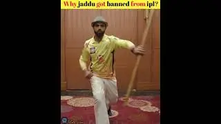 Why ravindra jadeja got banned from ipl? 🤔 #cricket #ipl #viral