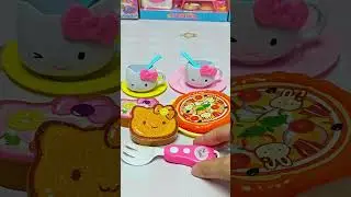 Satisfying with Unboxing Pink Rabbit Toy Kitchen Playset ASMR (no music)