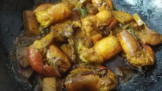 Golda Chingri Kumro Jumbo Prawns with Pumpkin Bengali Authentic Unique Recipes कुमरो चिंगरी