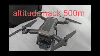 Подъем на 500м SJRC F7 4k pro altitude hack