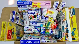 DOMS Stationery Collection🥰Apsara Writing kit, FLAIR Princess kit, Crayons, Floating Pen, PencilBox