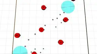 Swarmanoid robot navigation in an open space scenario