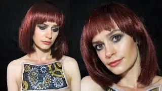 Артмакияж Сломанные шестеренки. Broken gears makeup tutorial.