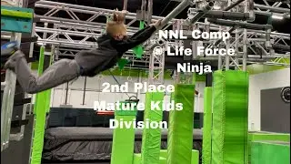 Rubber Band Ninja - NNL Mature Kids 2nd Place @ Life Force Ninja - Hardest Course Yet!!