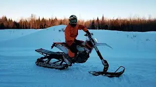KTM 350 TimberSled Aro 120 SnowBike Cross