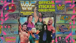 Blast from the past! World Wrestling Federation (WWF) Panini complete stickers & album from 1995! 