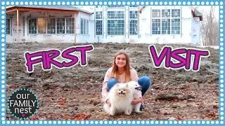 PUPS VISIT THEIR NEW HOME FOR THE FIRST TIME