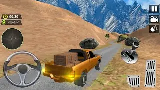 Offroad Cargo Pickup Truck Drive Simulator 3D - Hill Climb 4x4 Driving - Android GamePlay