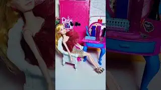 Satisfying with Unboxing Cute Barbie Beauty Pink Makeup Set Toys ASMR Videos