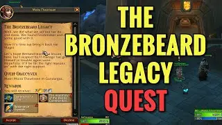 The Bronzebeard Legacy Quest (WoW TWW)