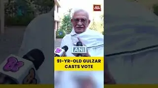 Lyricist Gulzar Votes in Mumbai BMC Elections, Calls for Civic Responsibility