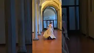 GETTING MY MEDIEVAL GROOVE ON: LOVELY LADY DANCING A MEDIEVAL SALTARELLO