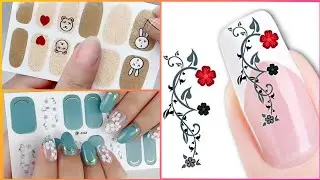 Cute & Easy Nail Art Stickers #shorts #glamourgirl