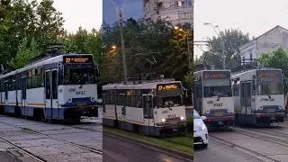 Tramvaie bidirecționale V3A-2S-93 pe linia 27 - partea 1