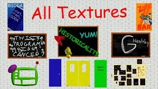 All Textures | Gamefiles Decompiled (v1.3) | Baldi's Basics in Education and Learning