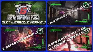 Earth Defense Force 6 DLC 1 Weapon Overview 