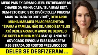 Meus pais exigiram que eu desse minha casa para minha irmã divorciada — até meu advogado aparecer.