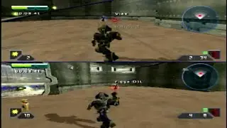 Metal Arms: Glitch in the System  (PS2) - Split Screen Multiplayer