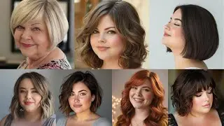 Best Haircuts for Plus Size Women with Round Face ✨ Slimming, Stylish & Confidence-Boosting Looks