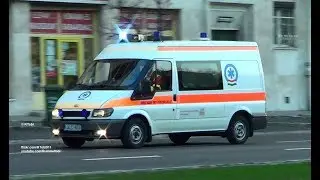 Budapest EMS ambulance responding | Budapest OMSZ Mentők [HU | 9.4.2017]