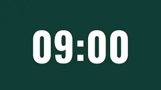 9 MINUTE TIMER/COUNTDOWN