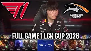 T1 FACES GUMAYUSI & ZEUS!😱 - T1 vs HLE GAME 1 LCK CUP 2026 W1D3 | T1 vs HANWHA LIFE G1 LCK 2026
