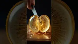 Cutting Glass Fruit Kiwi 🥝 ASMR #ai #aiart #asmrsounds #asmr #aiasmr #satisfyingvideo #trend