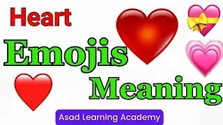 Whatsapp Heart Emojis | Emoji Meanings | emoji ka matlab | emoji pictures |