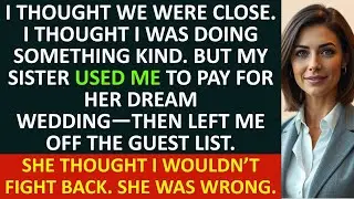 My Sister Used Me to Fund Her Wedding&hellip; Then I Watched It All Collapse