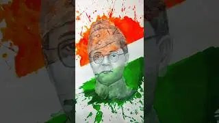Neta Ji subhash chandra bose Drawing ||  Independence day drawing #india #independenceday
